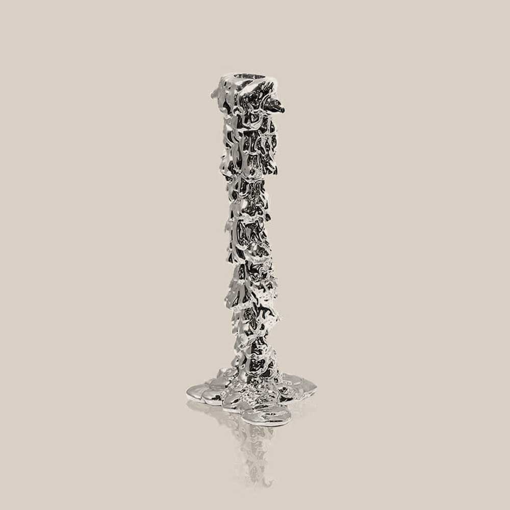 Electroplated Resin candle holder